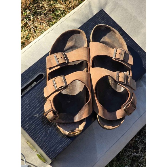 Birkenstock Milano Habana Brown Leather EU 44 M11 W13 main image 4